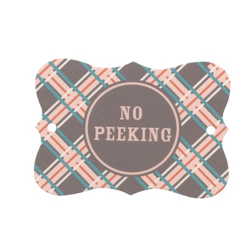 NO PEEKING